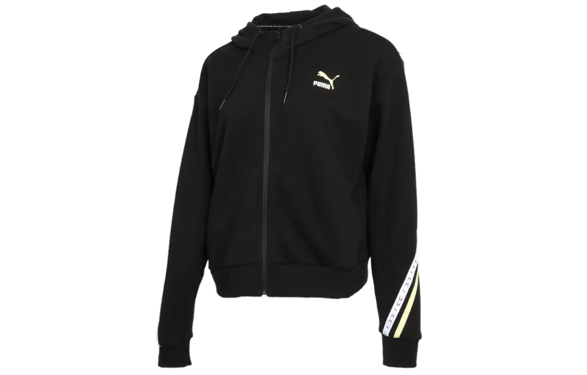 PUMA Jackets Women's Black Hooded Moderate Other