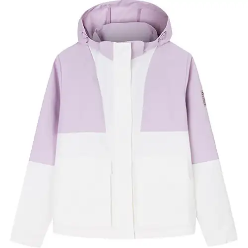 Anta Jackets & Coats Women's Papyrus White/Rattan Flower Purple
