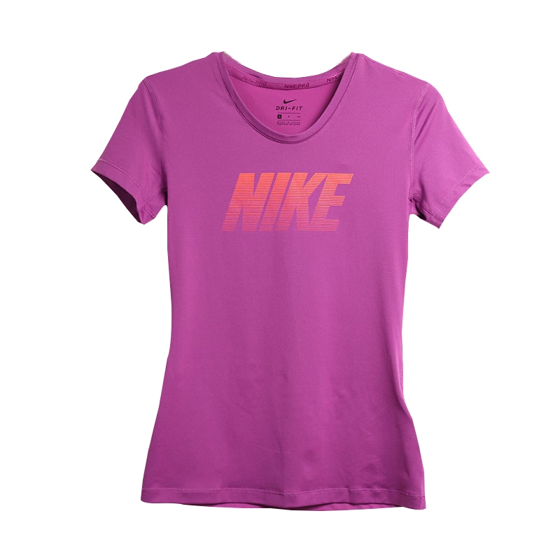 Женская футболка Nike Dri-Fit (фиолетовая)