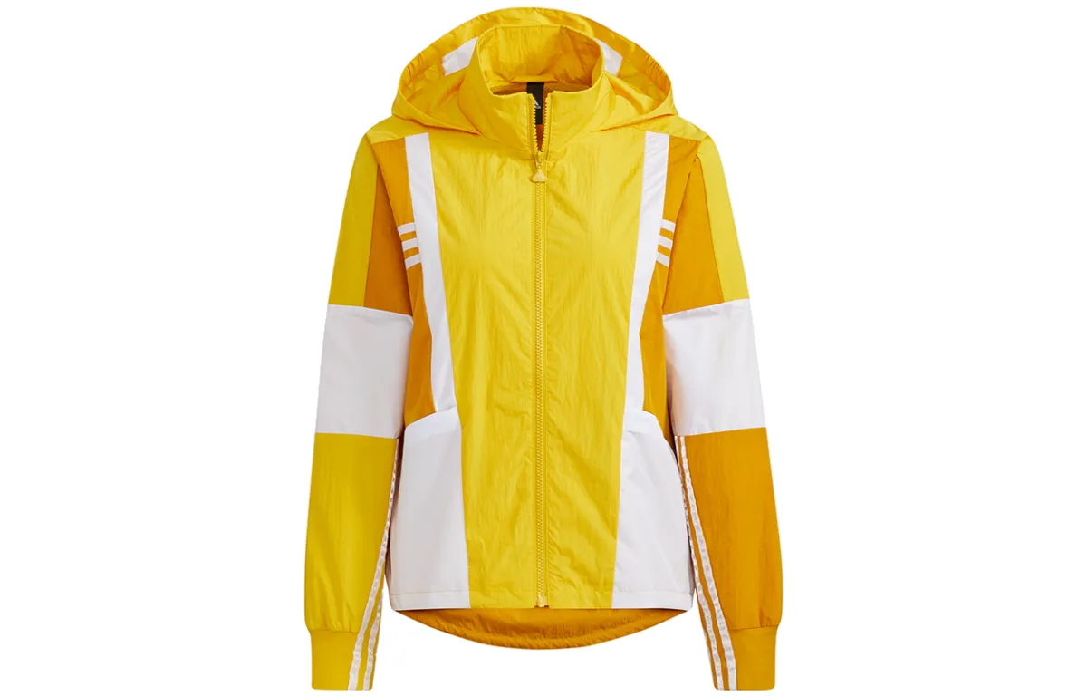 Adidas Jackets Women's Gold Hooded Moderate Other