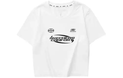 Skechers Regular T Shirt Women's Bright White