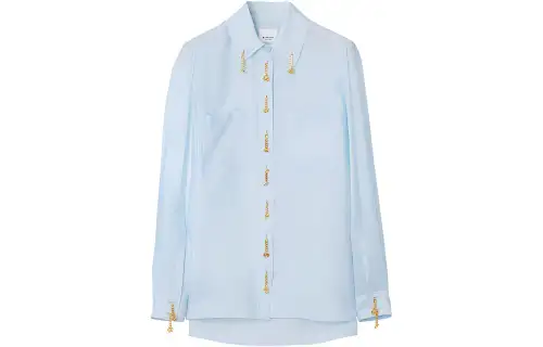 Burberry Shirt Women's Ice Blue