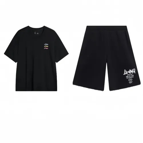 Li Ning Casual Sportswear Men's Crew Neck Moderate