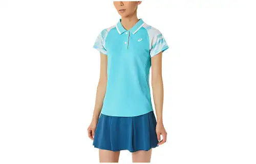 Asics Polo Shirt Women's Lightning Blue
