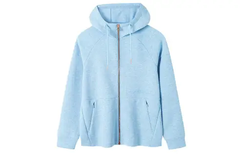 ANTA Variety Training Collection Jackets Women's Blue Heather Gray Hooded Moderate