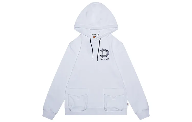 Dickies Sweatshirts Women's White Hooded Moderate Regular