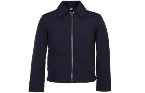 Burberry Jackets Women's Dark Blue Square Collar Moderate Other
