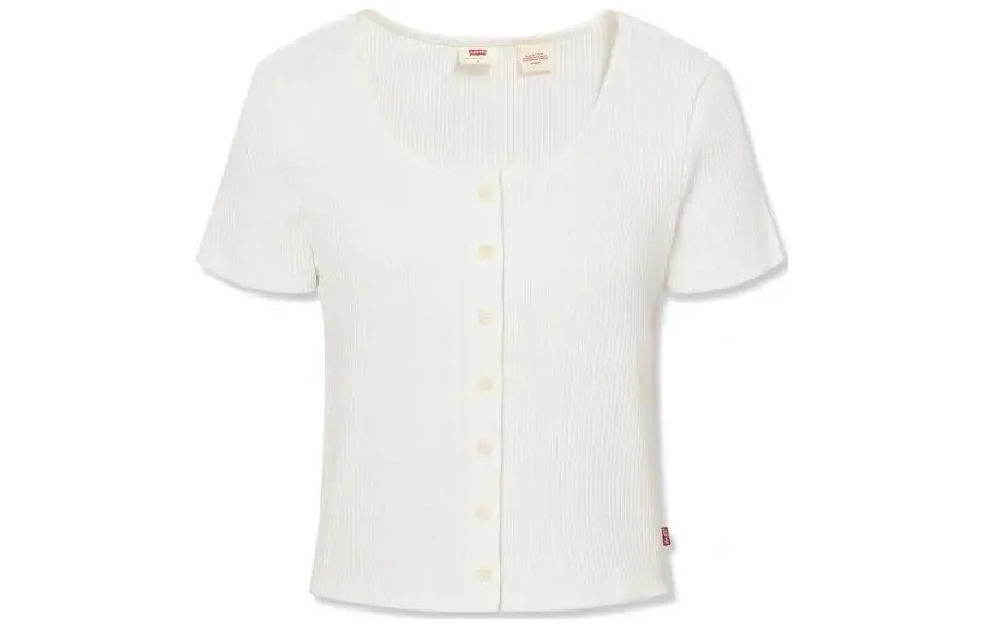 Levi's Regular T Shirt Women's Ecru