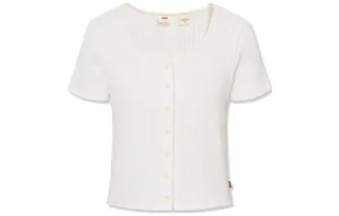 Levi's Regular T Shirt Women's Ecru