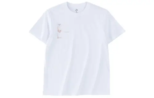 ANTA Variety Training Collection T Shirts Women's White Crew Neck Thin Straight Fit