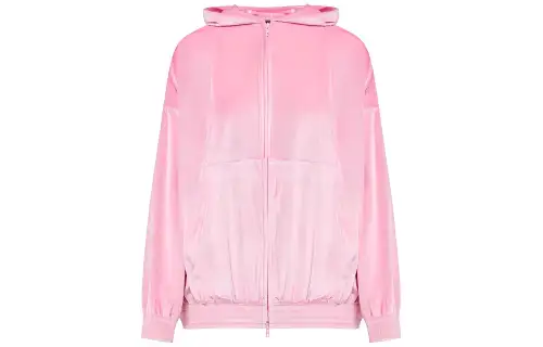 Balenciaga Bb Logo Zipped Hoodie