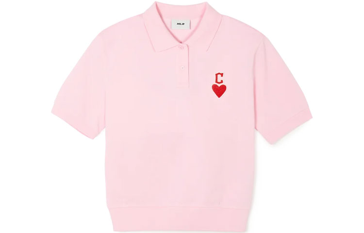 Женская футболка MLB MLB Polo (розовая)