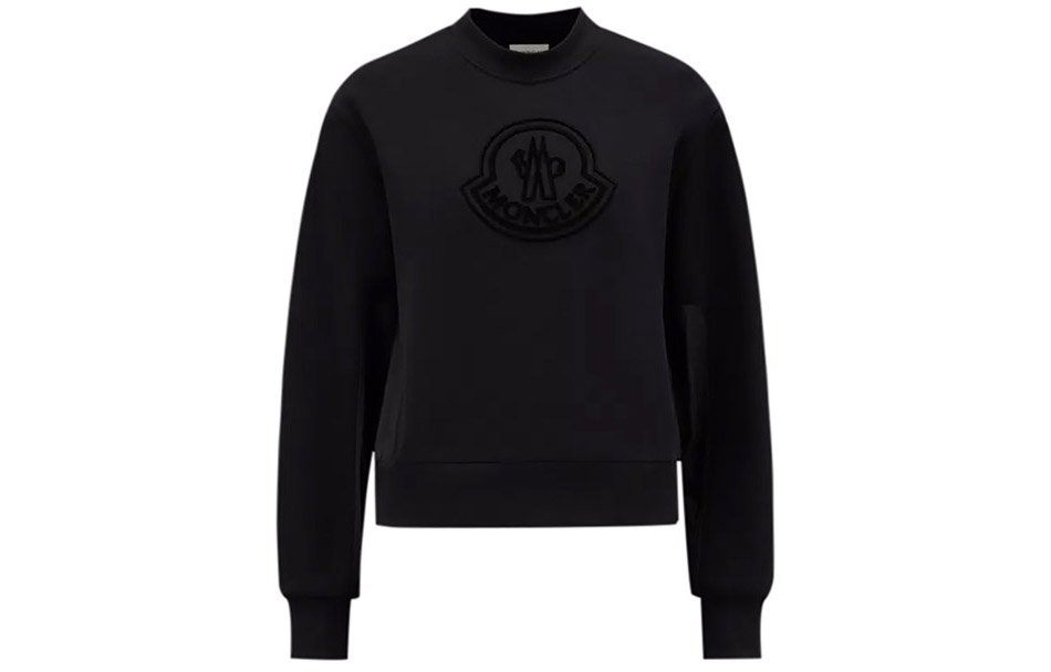 Женское худи Moncler Moncler FW22 (черное)