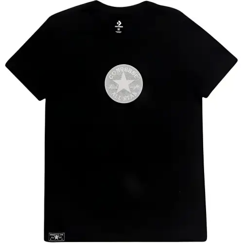 Converse Regular T Shirt Women's Black/Silver