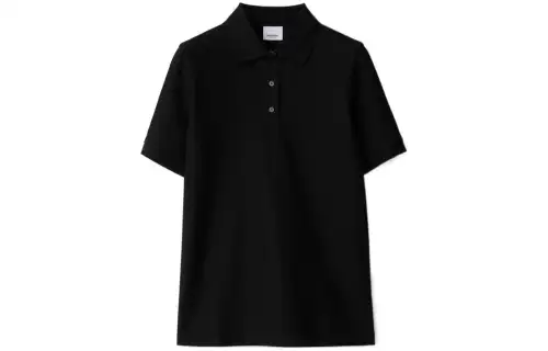 Burberry SS24 Polo Shirt Women's Black