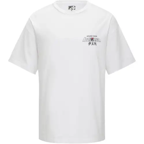 FILA T Shirts Unisex White Crew Neck