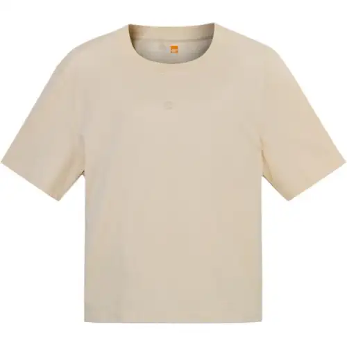 Timberland Drop Shoulder Sleeve T Shirt Women's Light Brown