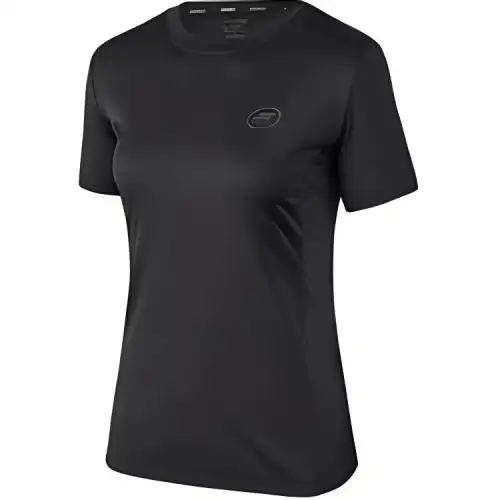 Skechers Quick Dry T Shirts Women's Carbon Black