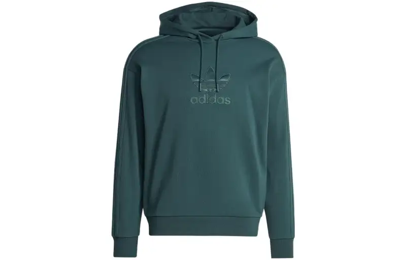 Adidas Originals Sweatshirts Women's Mineral Green Hooded Moderate Regular