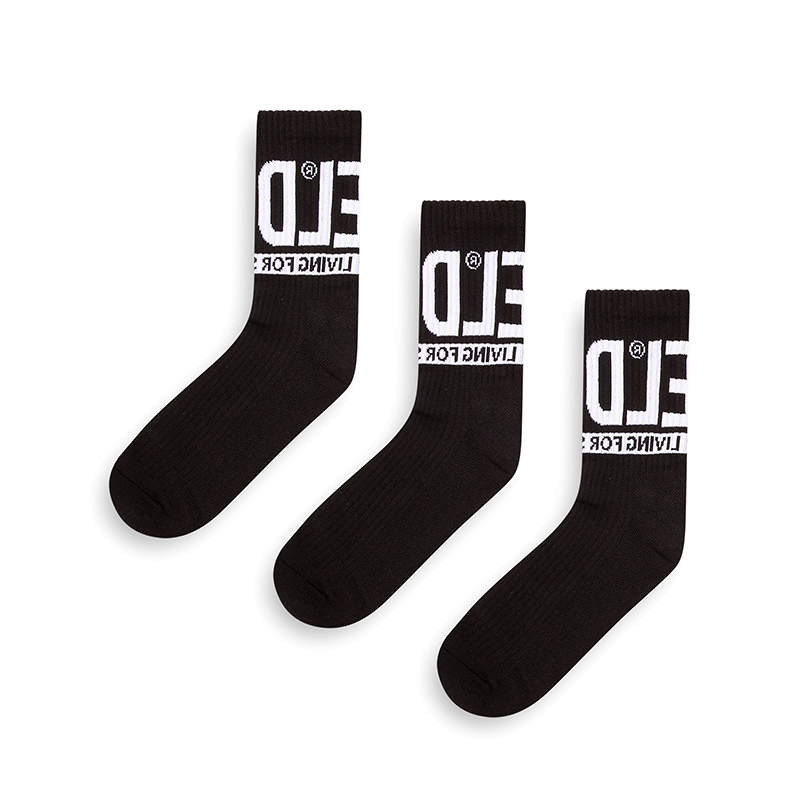DIESEL Crew Socks Men’s 3 Pack Black