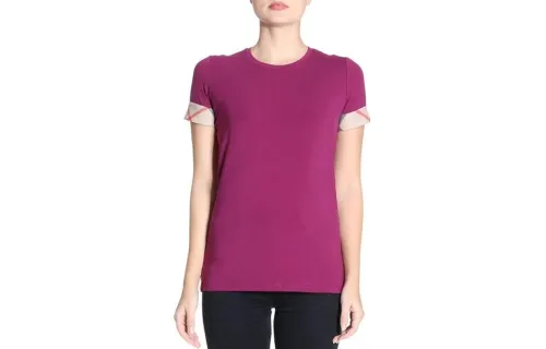Burberry Regular T Shirt Women's Purple