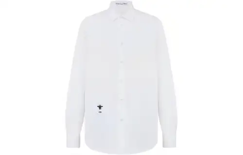 DIOR Shirts Women's White Square Collar Moderate Other
