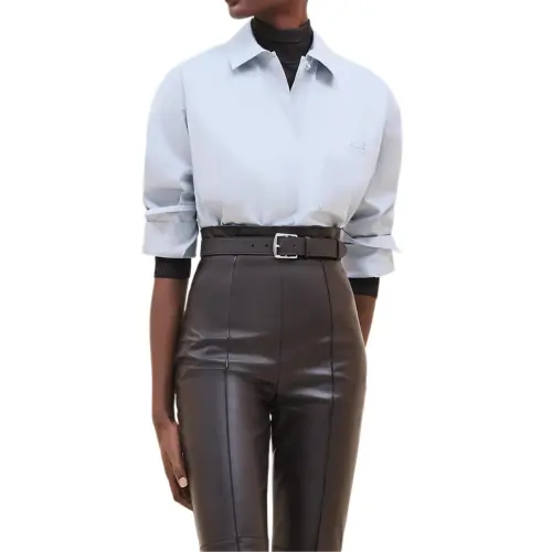HERMES Shirt Women's Frost Blue
