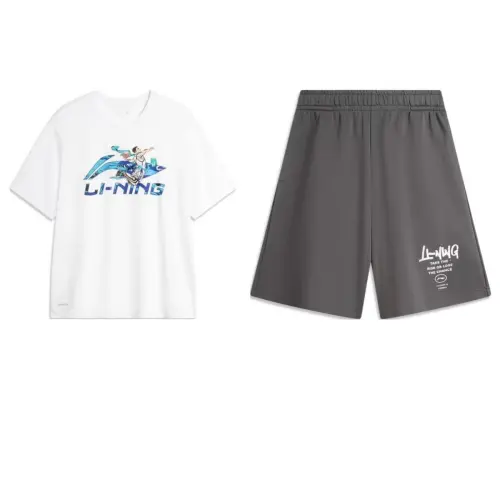 Li Ning Sports Fashion Collection Casual Sportswear Men's Standard White