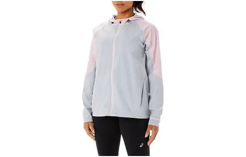 ASICS Jackets Women's Gray Hooded Moderate Other
