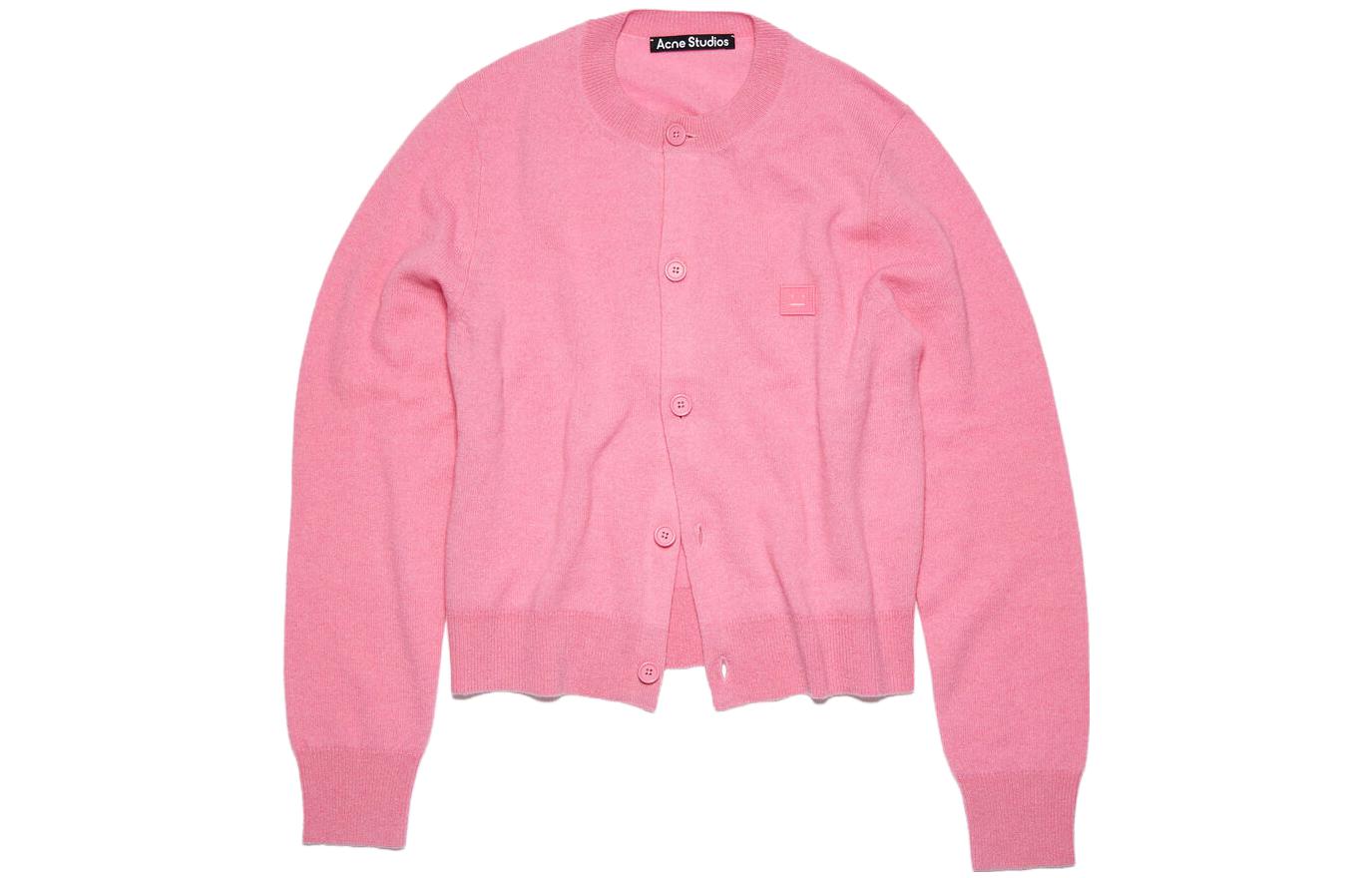 Женский кардиган Acne Studios Face (розовый)