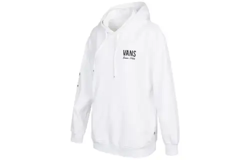 Vans Sweatshirts Women's White Hooded Moderate Regular