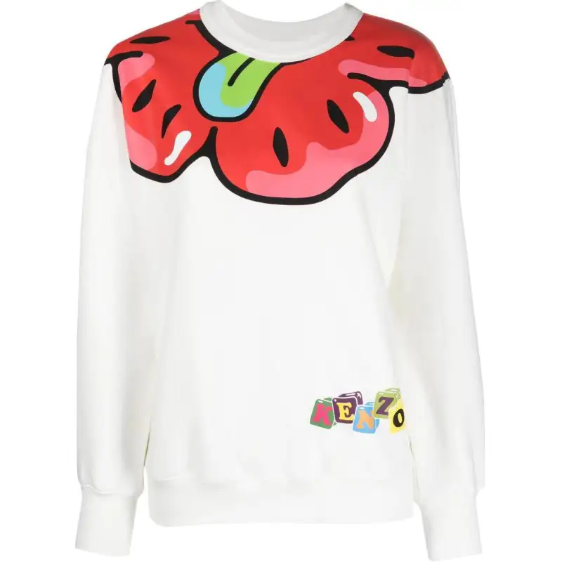 Kenzo graphic-print long-sleeve sweatshirt