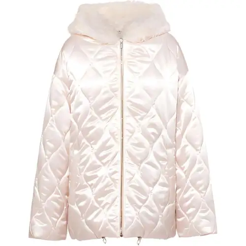 MIU MIU Jackets Women's Pink Hooded Moderate Other