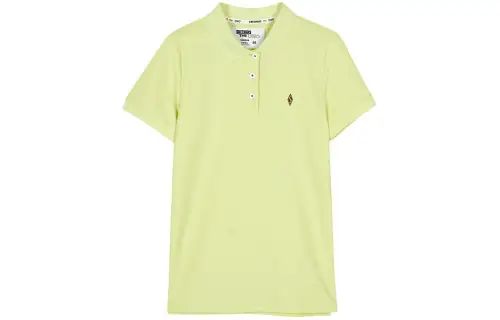 Skechers Polo Shirt Women's Light Yellow Green