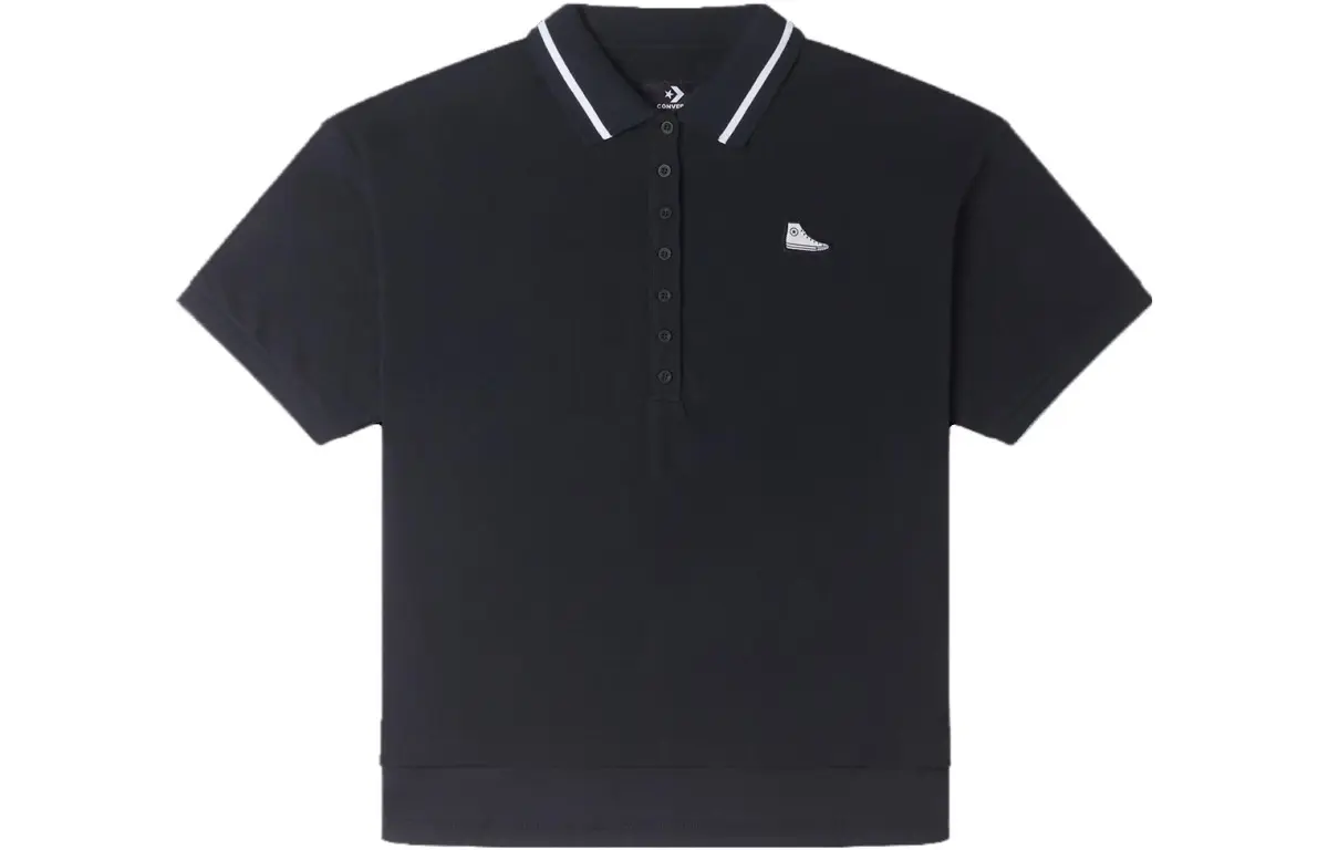 Converse Polo Shirt Women's Black