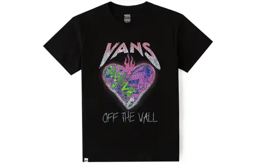 Vans T Shirts Women's Crew Neck Moderate Straight Fit