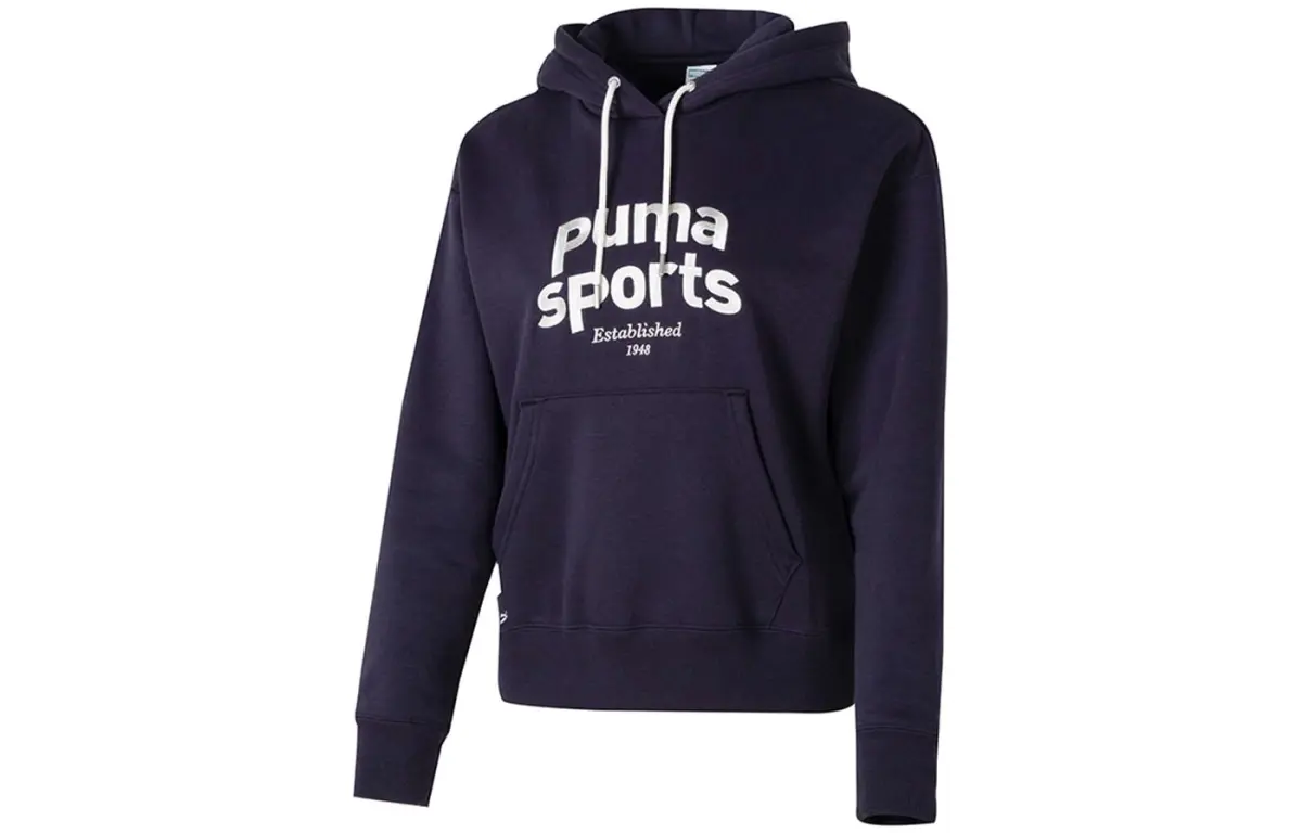 PUMA Sports Life Collection Sweatshirts Women's Navy Blue Hooded Moderate Other