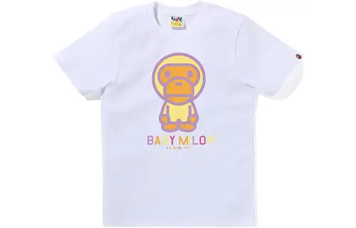 A BATHING APE T Shirts Women's Crew Neck Moderate Straight Fit