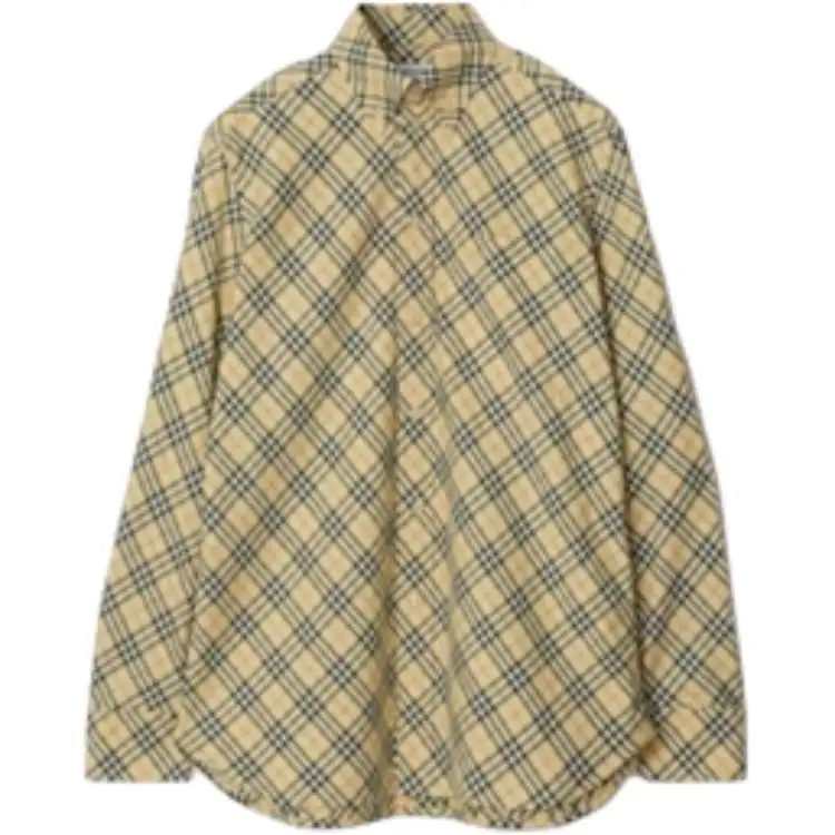 Burberry check-pattern cotton shirt