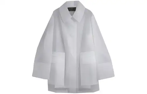 Burberry Jackets & Coats Women's White