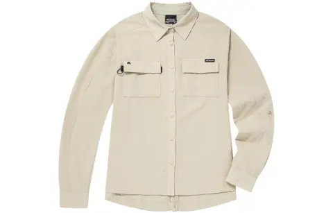 Columbia Shirts Women's Ecru Lapel Moderate Shirt
