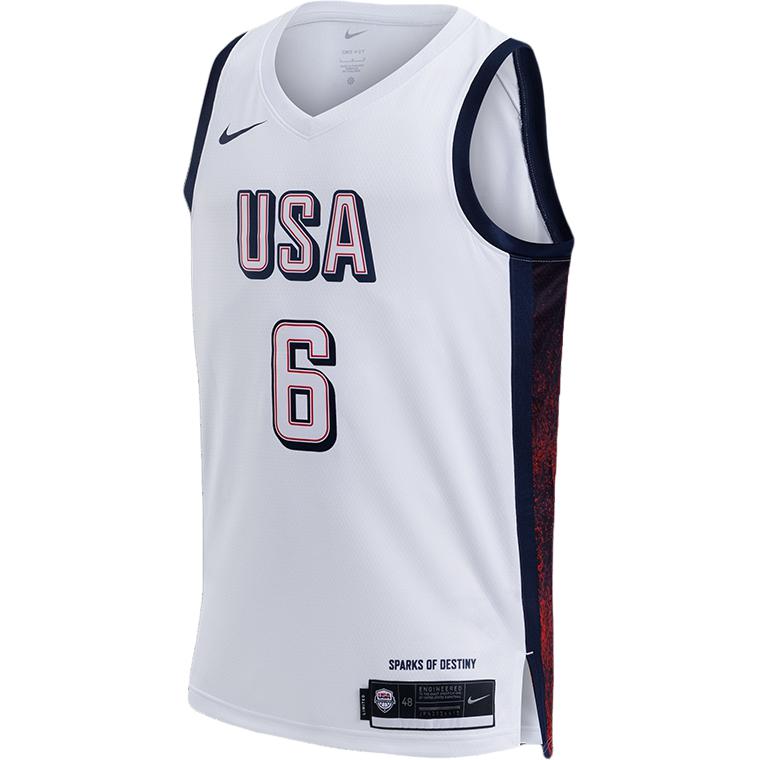 Nike Dri Fit Basketball Jersey Unisex White