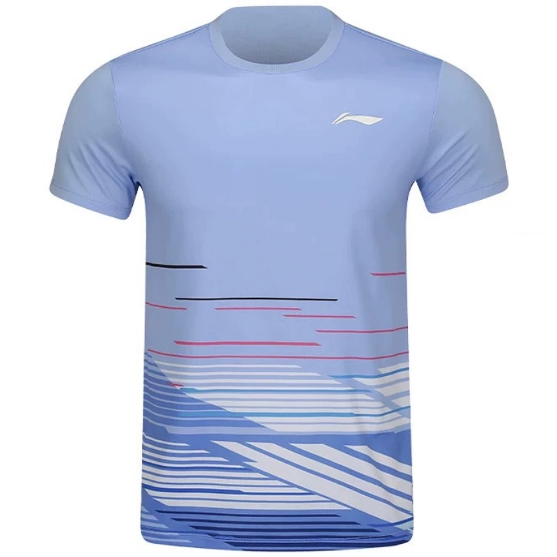 Li Ning Badminton Jersey Unisex Floral Teal
