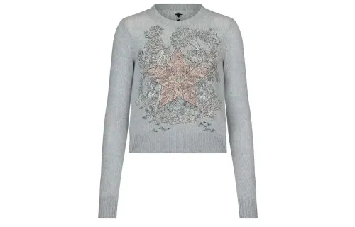 DIOR Cashmere Sweater Women's Gray