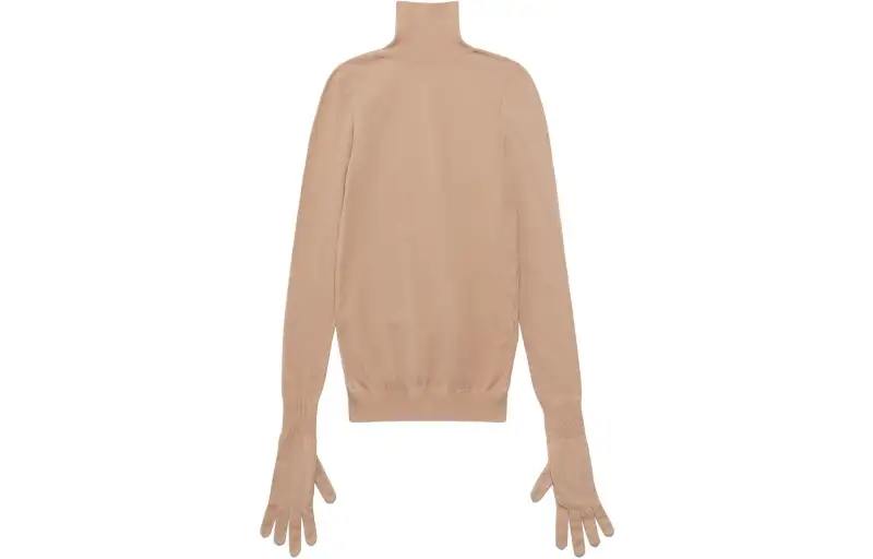 Balenciaga SS23 Knitwear Regular Fit Women's Khaki
