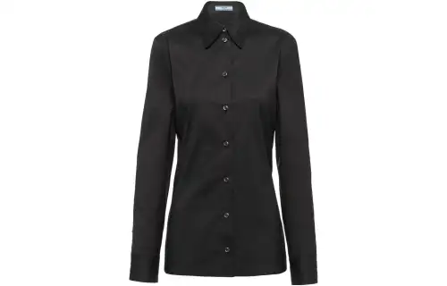 PRADA Triangle logo Poplin Shirt