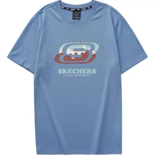 Skechers T Shirt Women's Crown Blue