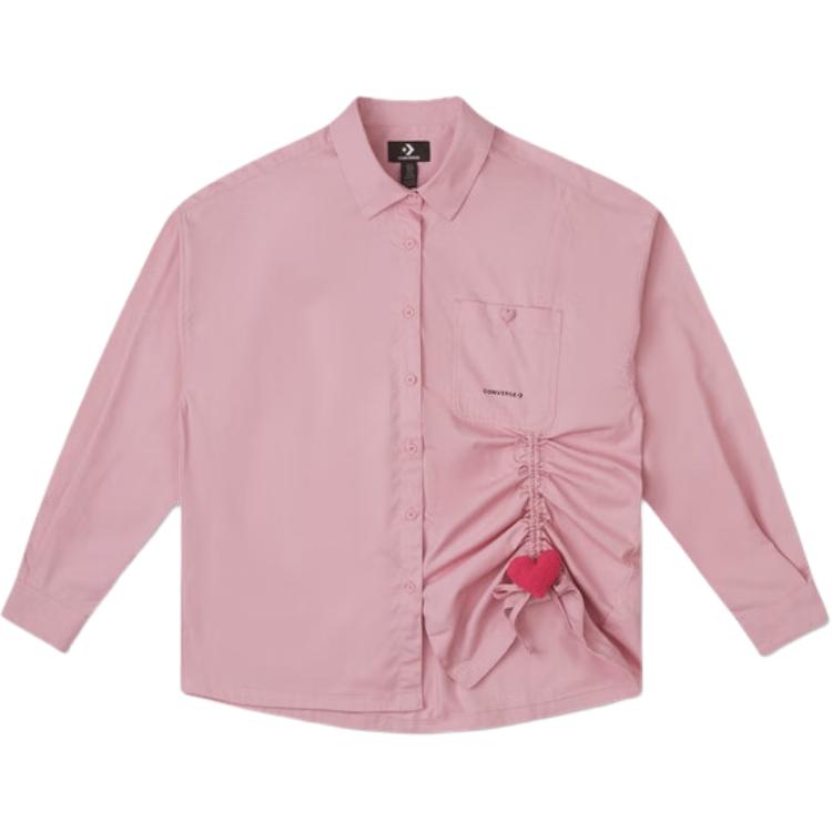 Женская рубашка Converse Casual Shirt (розовая)