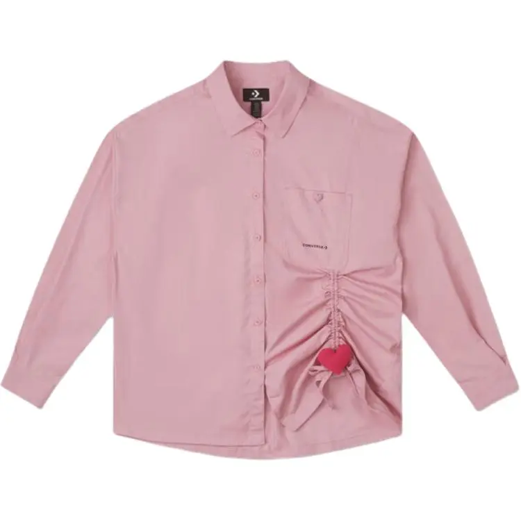 Converse Shirts Women's Pink Lapel Moderate