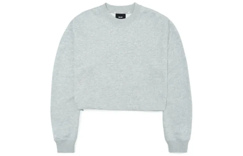 MLB Sweatshirts Women's Gray Crew Neck Moderate